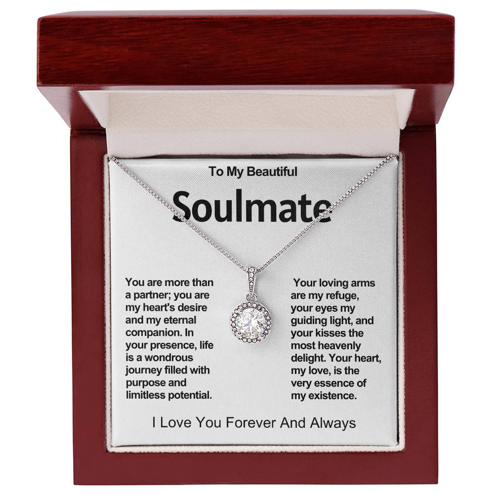 To My Beautiful Soulmate Eternal Hope Necklace