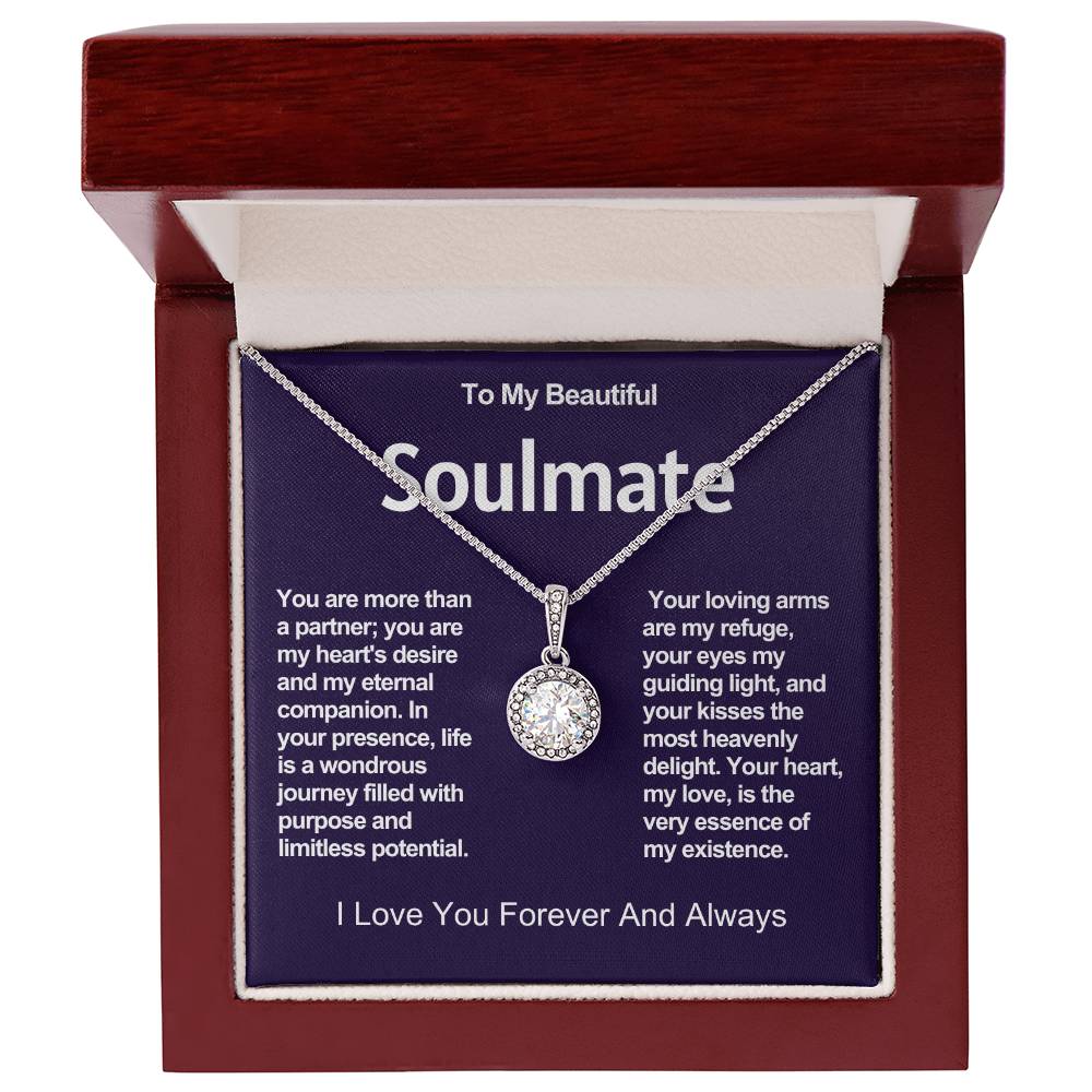 To My Beautiful Soulmate Eternal Hope Necklace