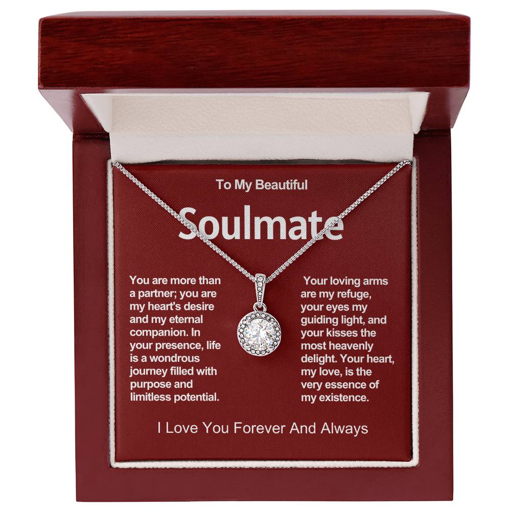 To My Beautiful Soulmate Eternal Hope Necklace