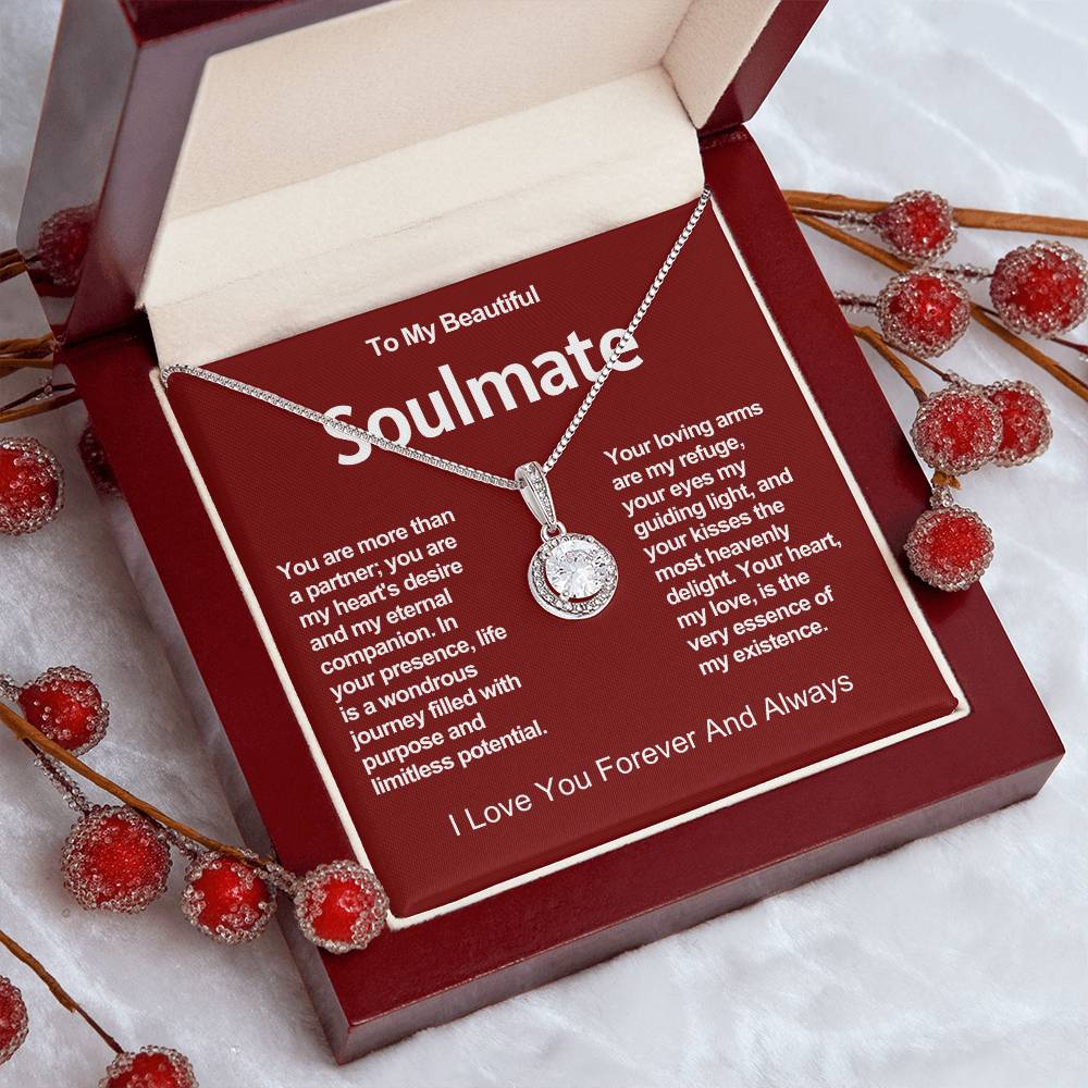 To My Beautiful Soulmate Eternal Hope Necklace