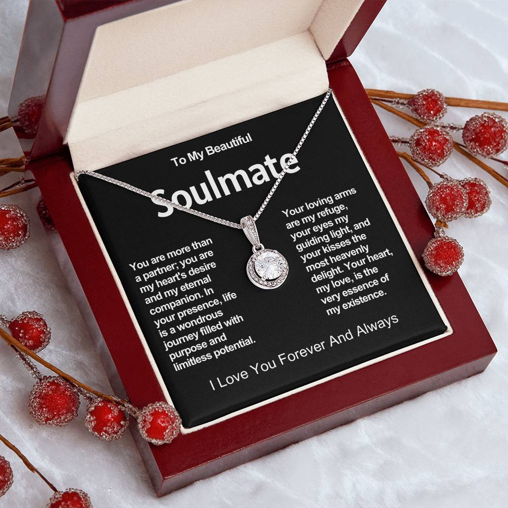 To My Beautiful Soulmate Eternal Hope Necklace