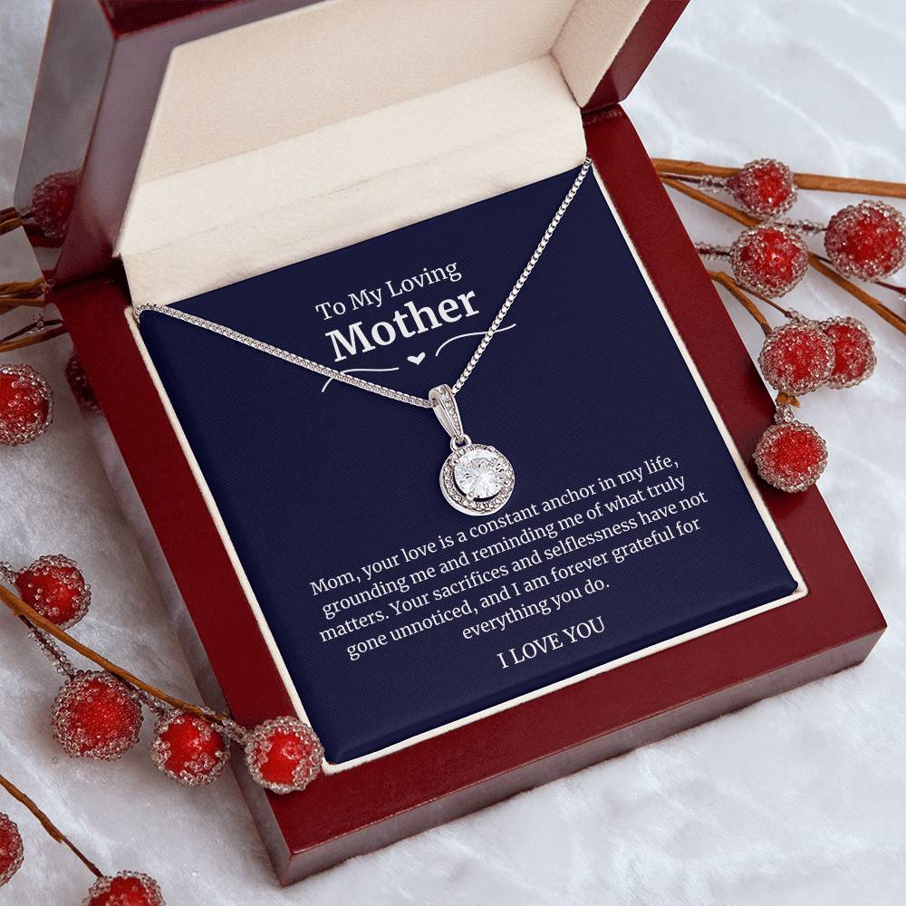 To My Amazing Mom Eternal Hope Necklace