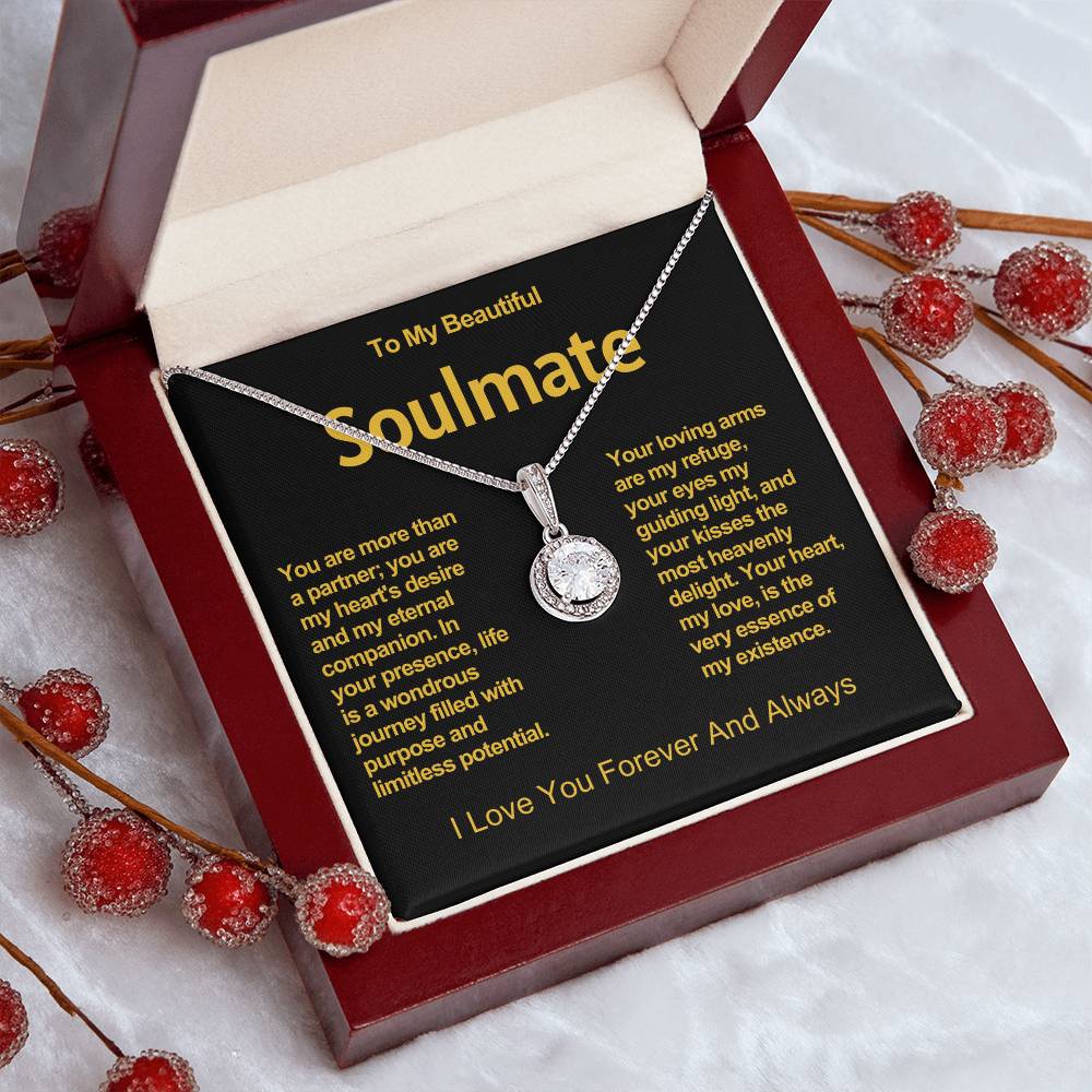 To My Beautiful Soulmate Eternal Hope Necklace