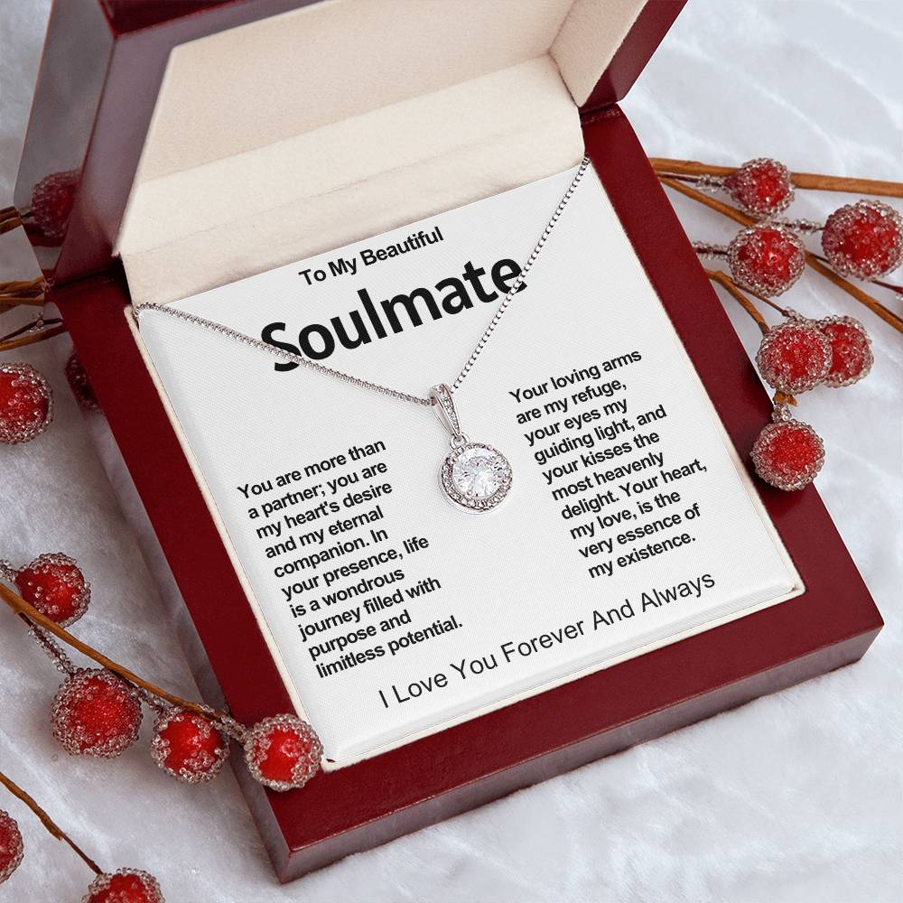 To My Beautiful Soulmate Eternal Hope Necklace