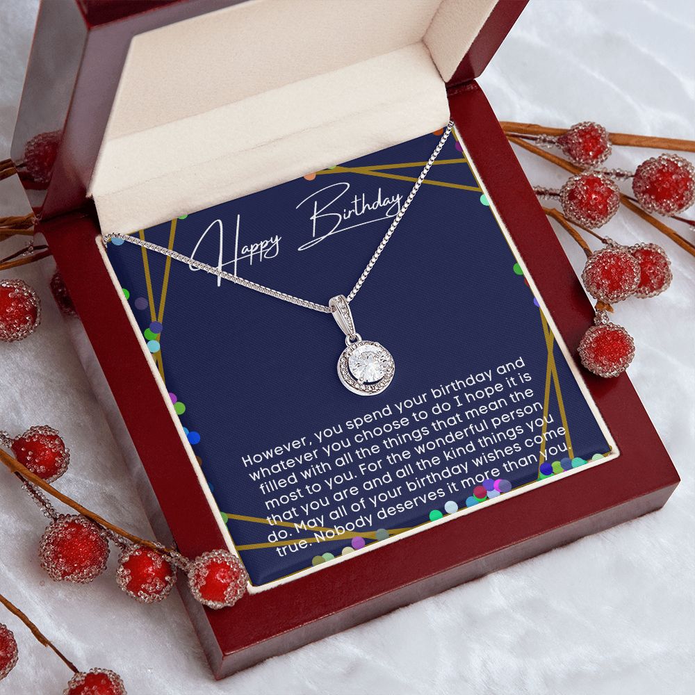 Happy Birthday Necklace