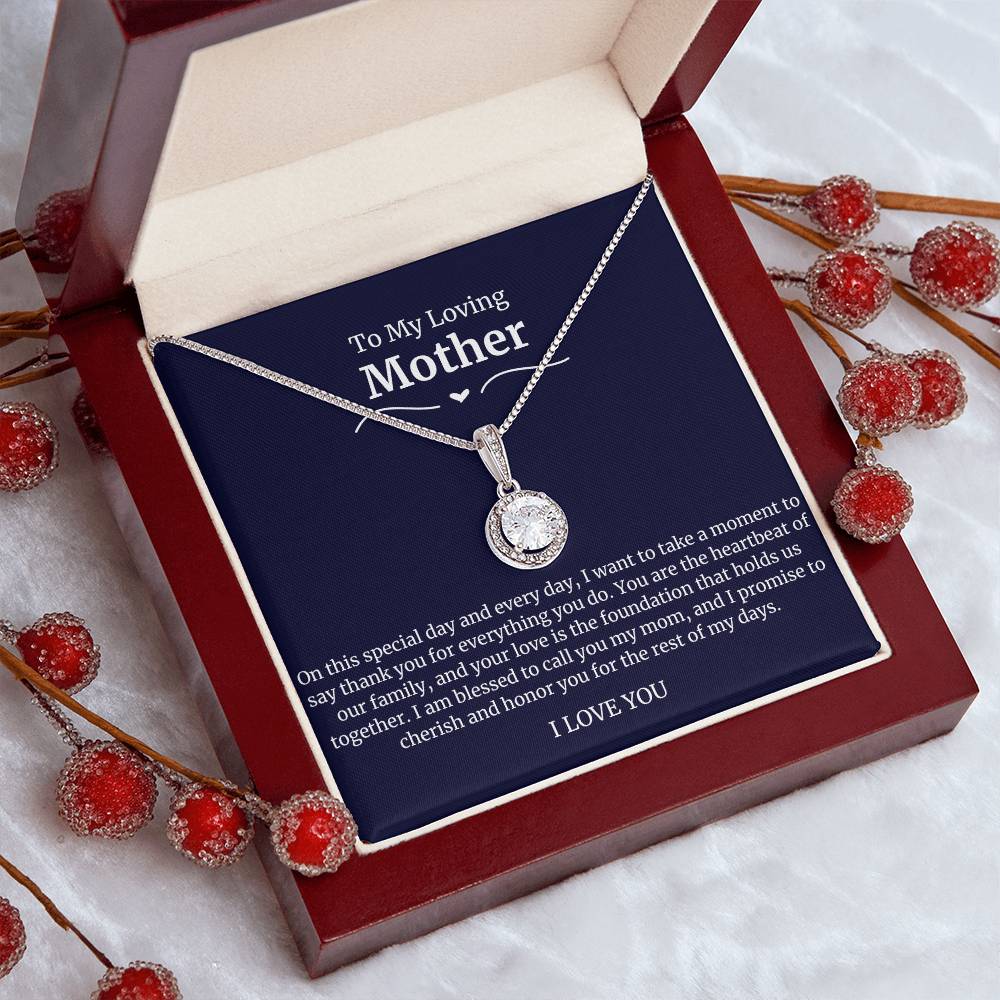 To My Amazing Mom Eternal Hope Necklace