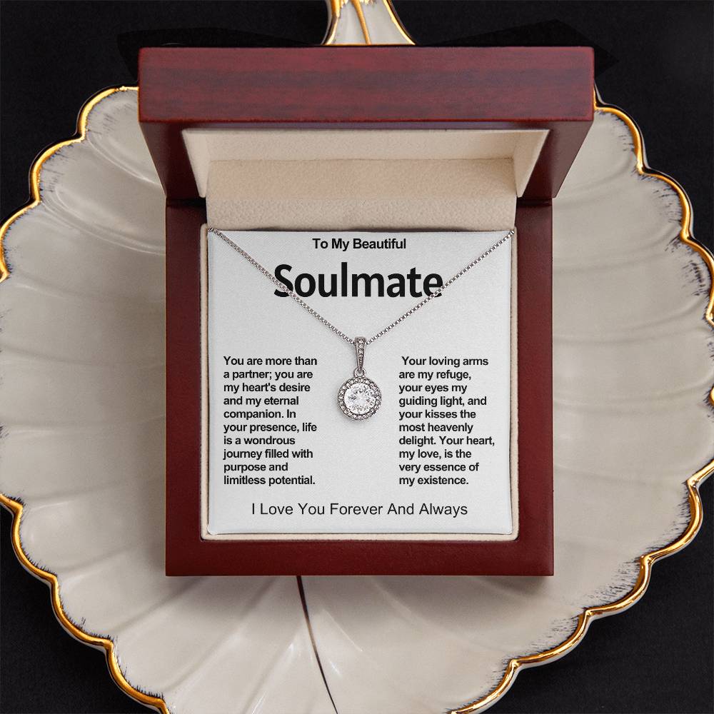 To My Beautiful Soulmate Eternal Hope Necklace