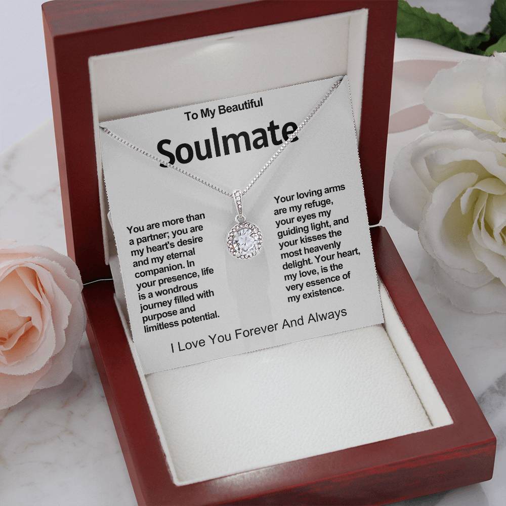 To My Beautiful Soulmate Eternal Hope Necklace