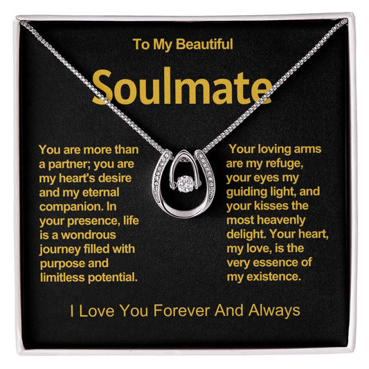 Lucky In Love Beautiful Soulmate Necklace