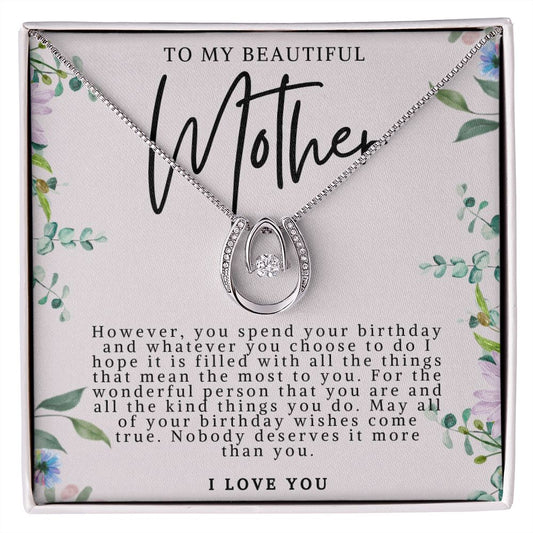 Mother Birthday Necklace