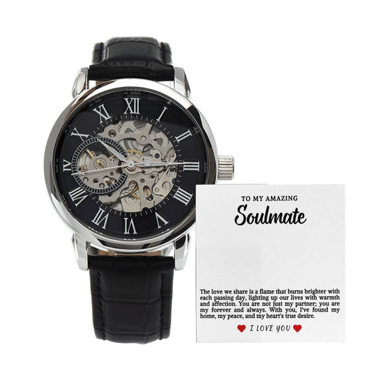 Soulmate Men's Openwork Watch