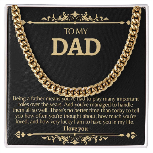 Dad Men's Chain