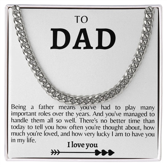 Dad Men's Chain