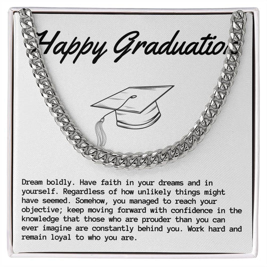 Graduation Cuban Link Chain