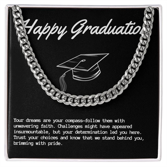 Graduation Cuban Link Chain