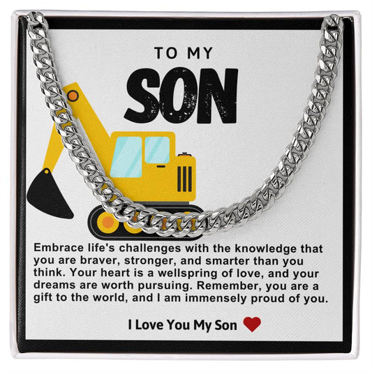 Son Cuban Chain Necklace- Excavator