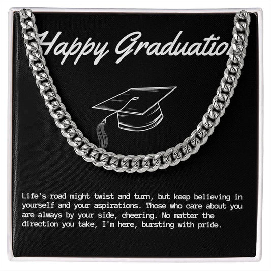 Graduation Cuban Link Chain