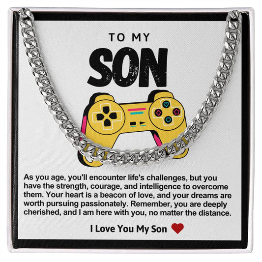 Son Cuban Chain Necklace- Gamer