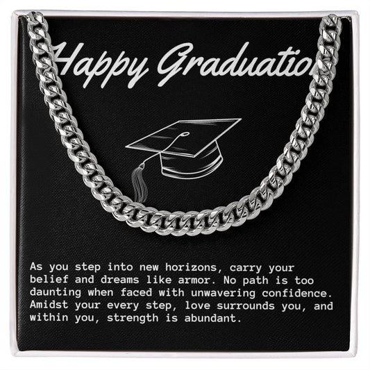 Graduation Cuban Link Chain