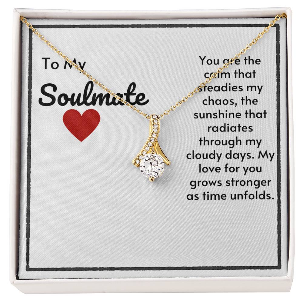 Soulmate Alluring Beauty Necklace-My Love For You Grows Stronger