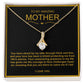 To My Amazing Mother Alluring Beauty Necklace