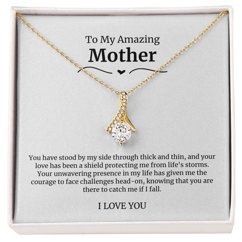 To My Amazing Mother Alluring Beauty Necklace