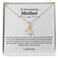 To My Amazing Mother Alluring Beauty Necklace