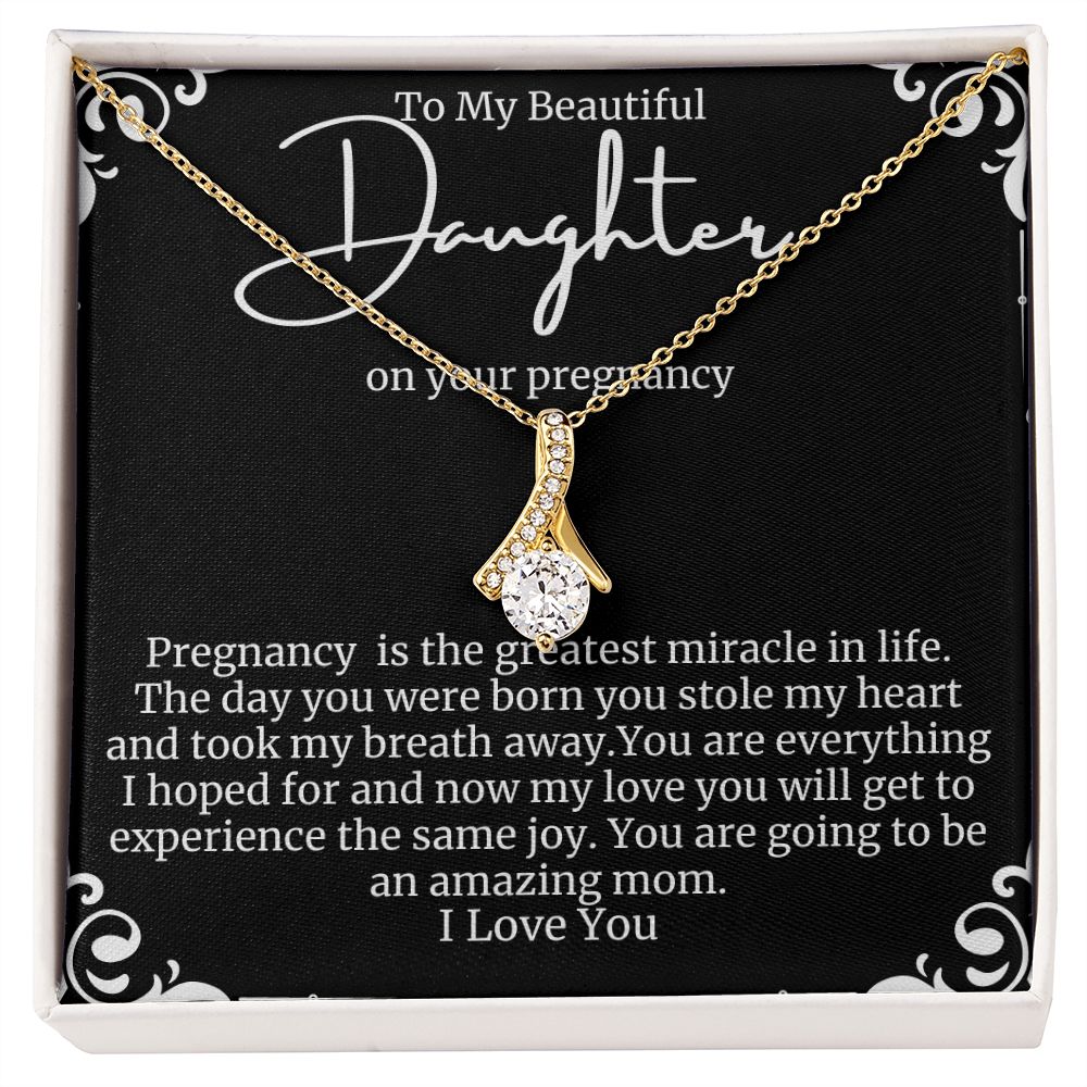 Daughter Pregnancy Necklace