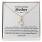 To My Amazing Mother Alluring Beauty Necklace