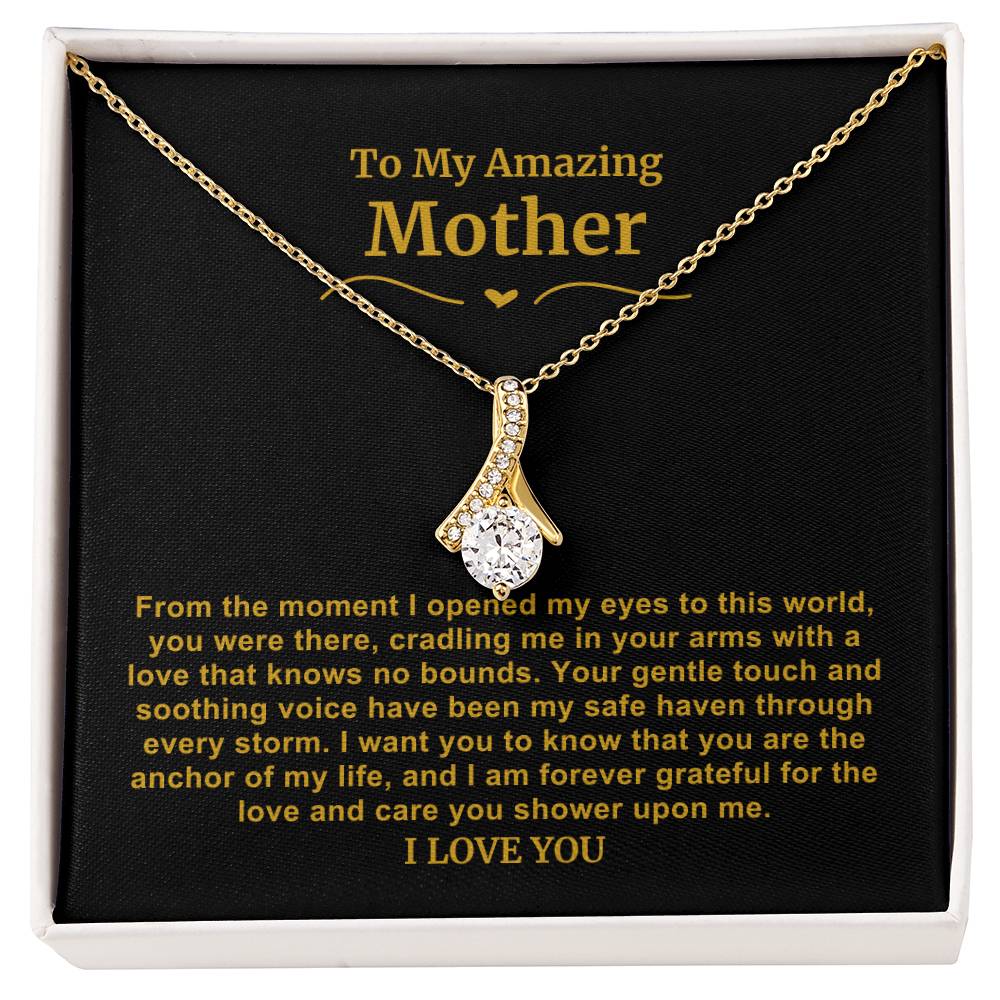 To My Amazing Mom Necklace-Mom You are the Anchor of My Life