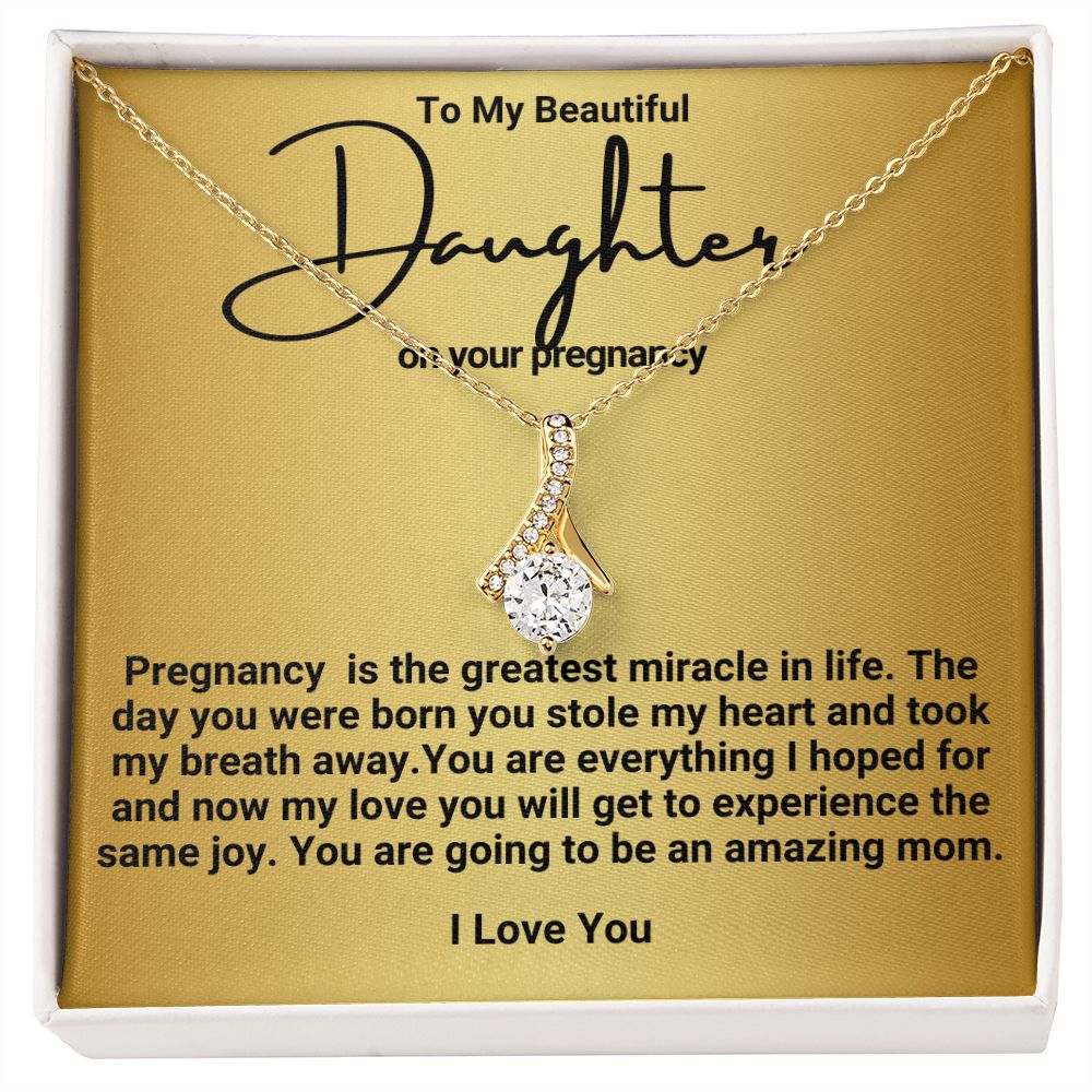 Daughter Pregnancy Necklace