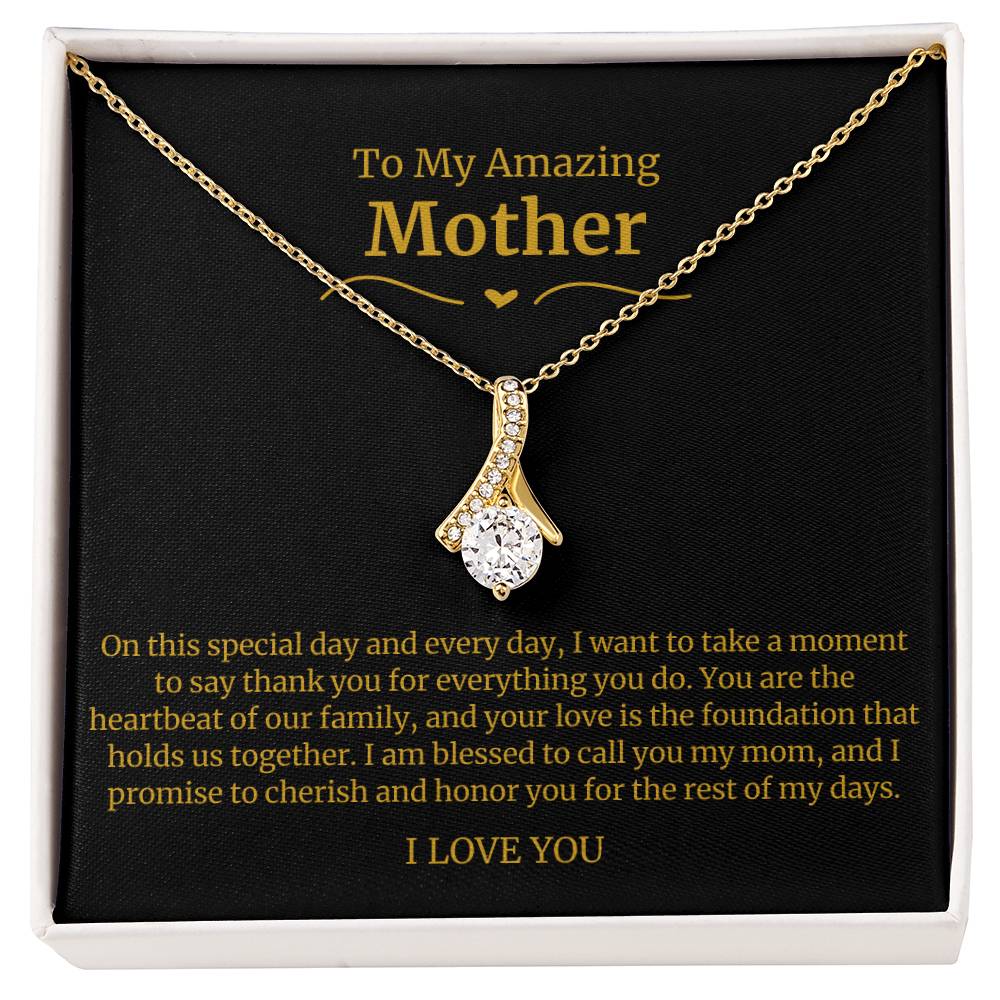 9 To My Amazing Mom Necklace