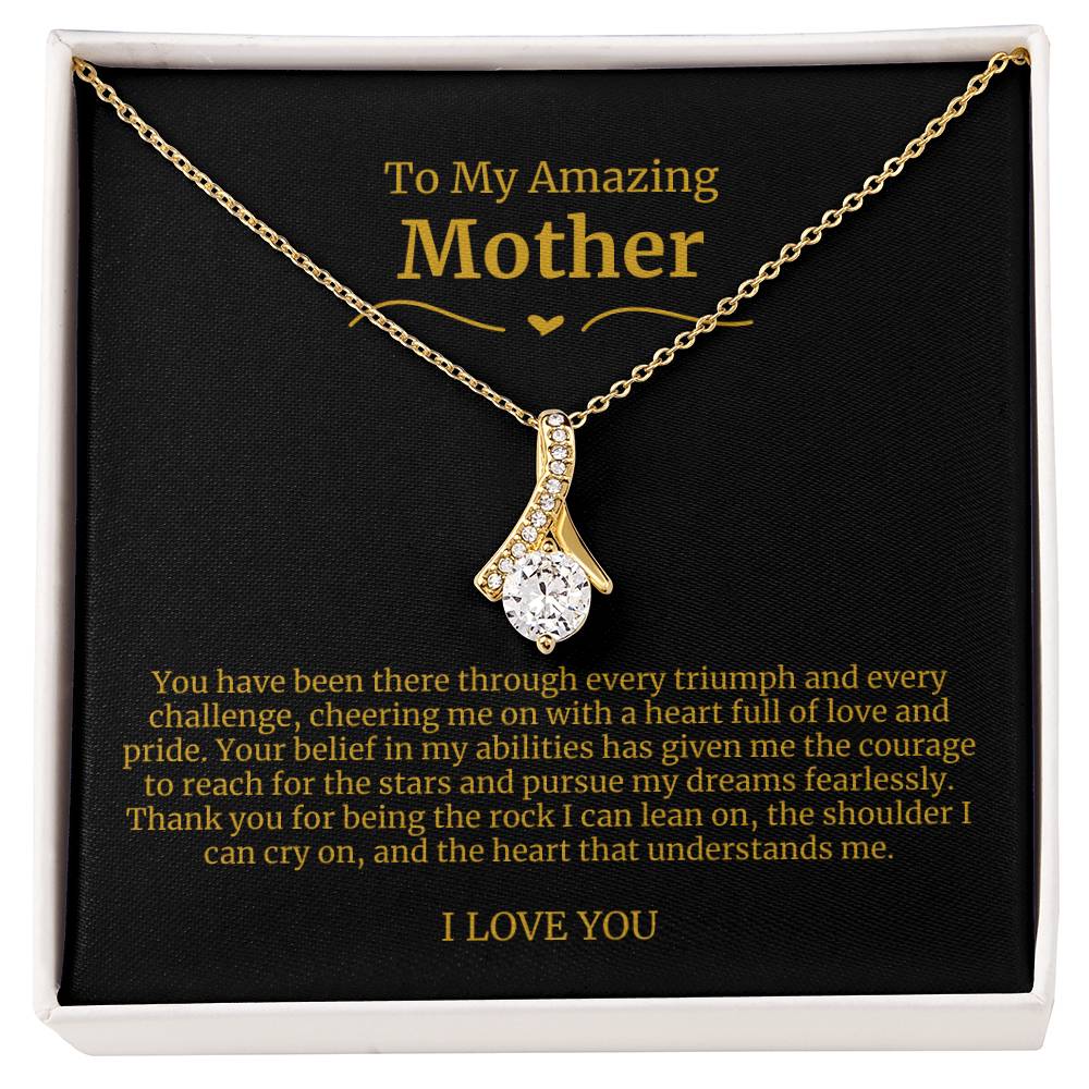 19 To My Amazing Mom Necklace