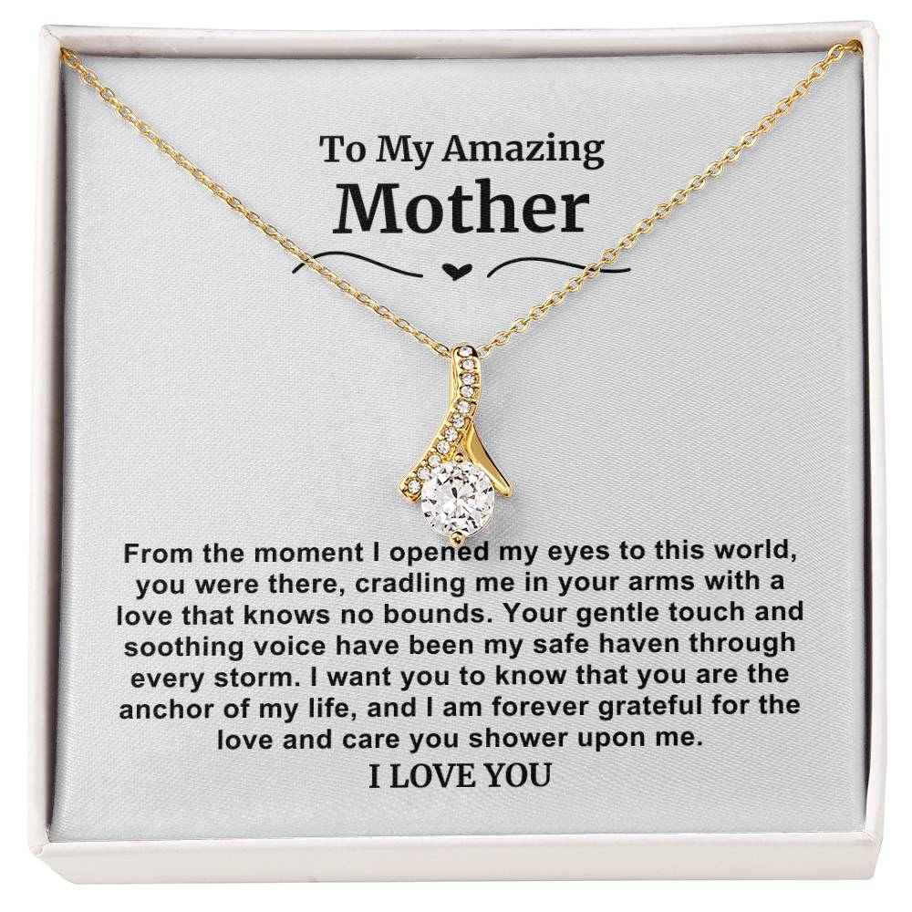 To My Amazing Mom Necklace- Mom You are the Anchor of My Life