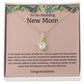 To An Amazing New Mom Alluring Beauty Necklace