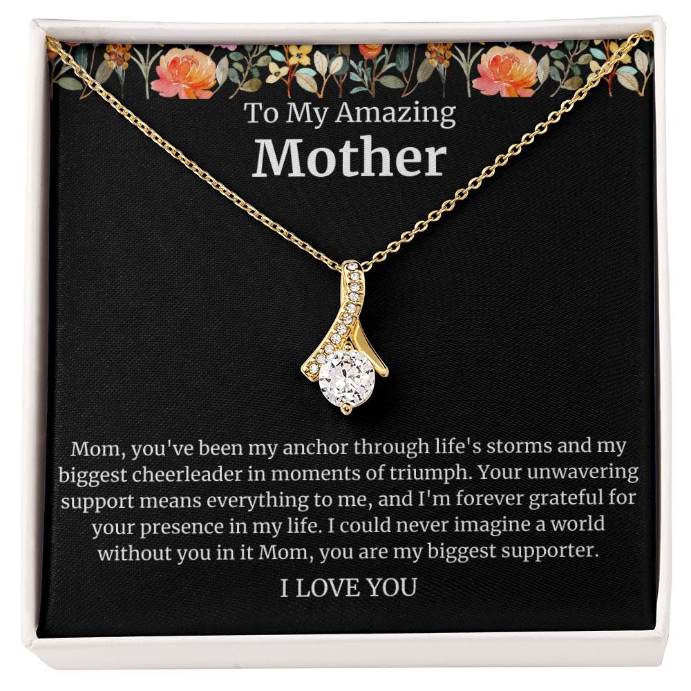 To My Amazing Mother Alluring Beauty Necklace