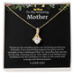 To My Amazing Mother Alluring Beauty Necklace