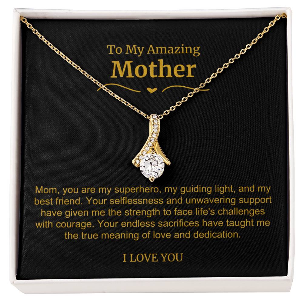 58 To My Amazing Mom Necklace