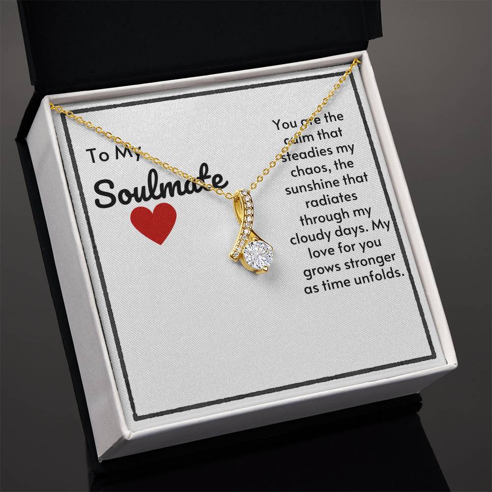 Soulmate Alluring Beauty Necklace-My Love For You Grows Stronger