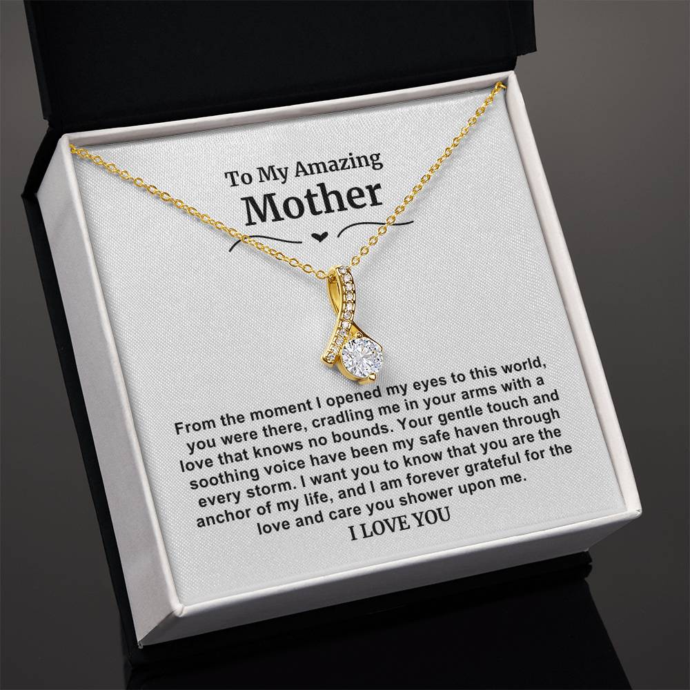 To My Amazing Mom Necklace- Mom You are the Anchor of My Life