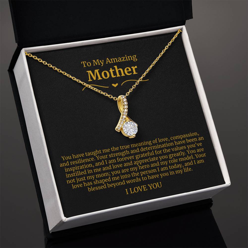 8 To My Amazing Mom Necklace