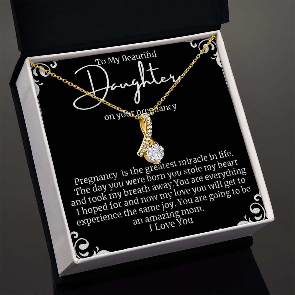 Daughter Pregnancy Necklace