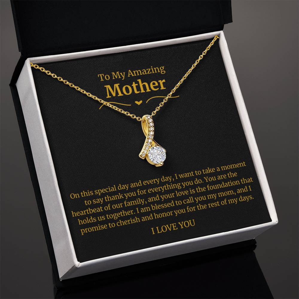 9 To My Amazing Mom Necklace