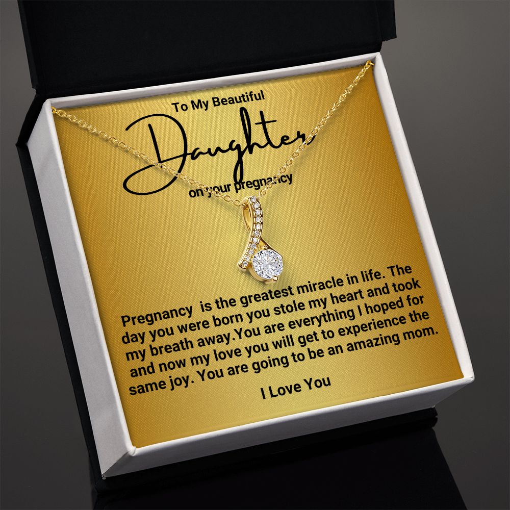 Daughter Pregnancy Necklace