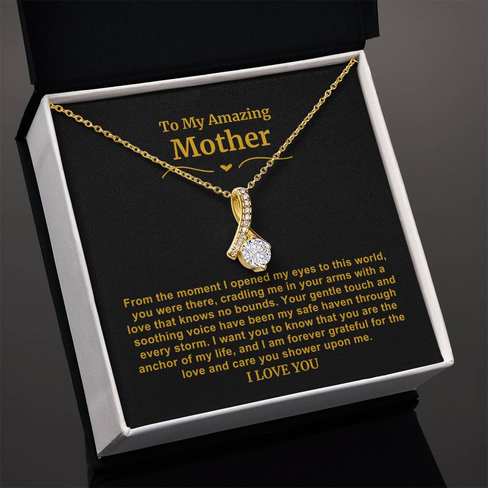 To My Amazing Mom Necklace-Mom You are the Anchor of My Life