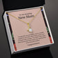 To An Amazing New Mom Alluring Beauty Necklace