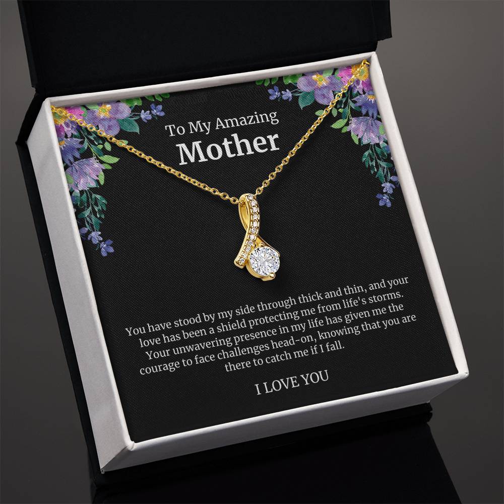 To My Amazing Mother Alluring Beauty Necklace