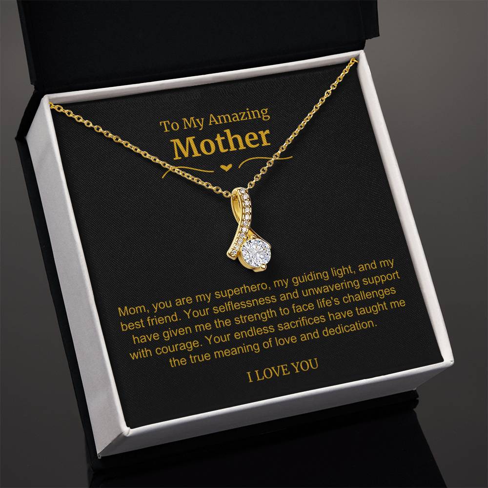 58 To My Amazing Mom Necklace