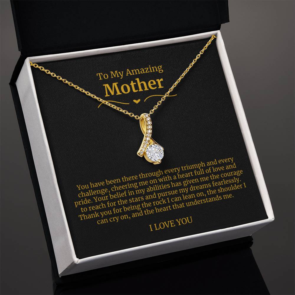 19 To My Amazing Mom Necklace