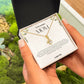 To My Amazing Mom Ribbon Shape Pendant Necklace